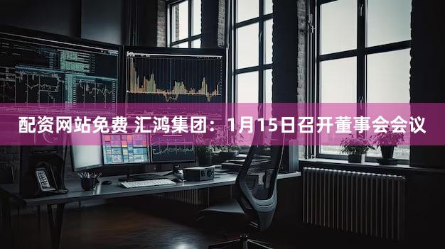 配资网站免费 汇鸿集团：1月15日召开董事会会议