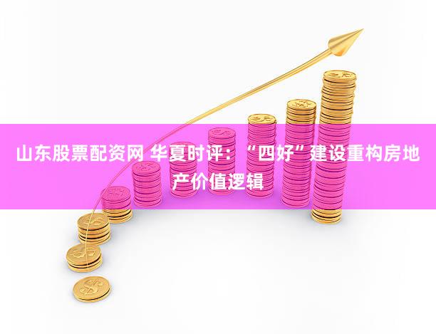山东股票配资网 华夏时评：“四好”建设重构房地产价值逻辑
