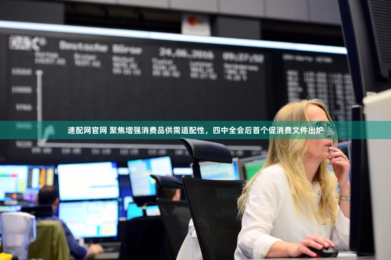 速配网官网 聚焦增强消费品供需适配性，四中全会后首个促消费文件出炉