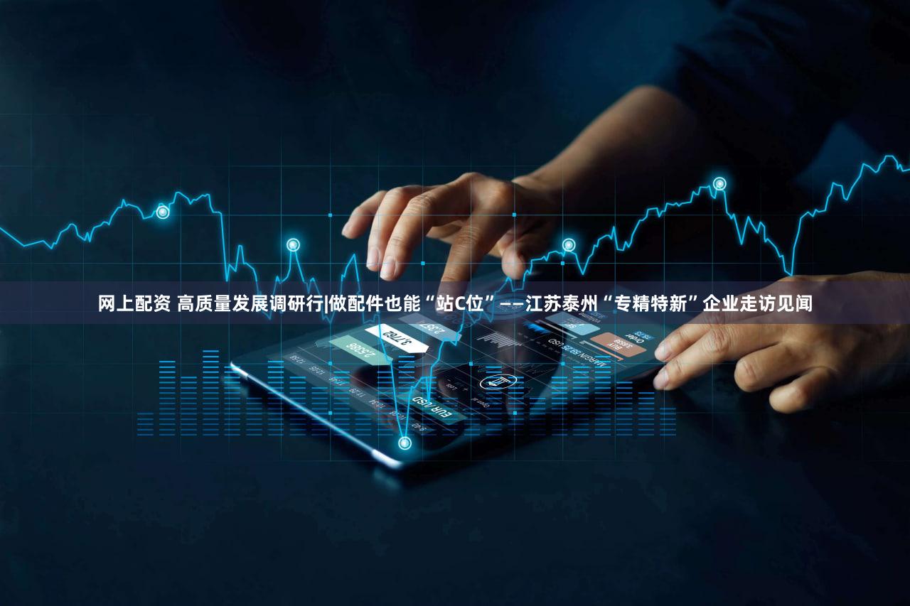 网上配资 高质量发展调研行|做配件也能“站C位”——江苏泰州“专精特新”企业走访见闻