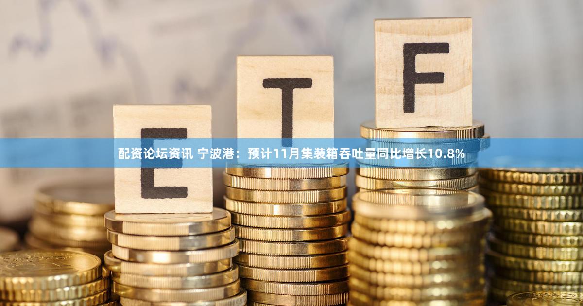 配资论坛资讯 宁波港：预计11月集装箱吞吐量同比增长10.8%