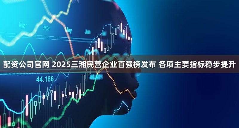 配资公司官网 2025三湘民营企业百强榜发布 各项主要指标稳步提升