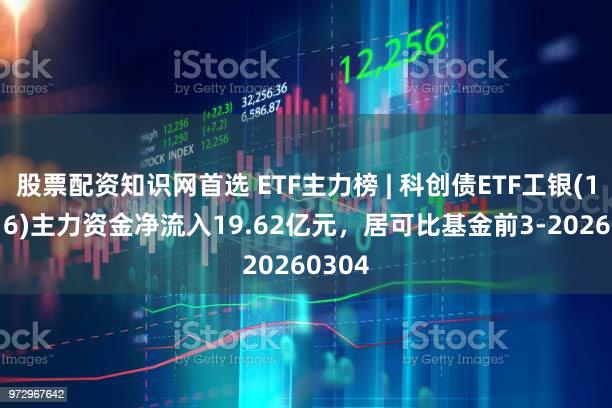 股票配资知识网首选 ETF主力榜 | 科创债ETF工银(159116)主力资金净流入19.62亿元，居可比基金前3-20260304