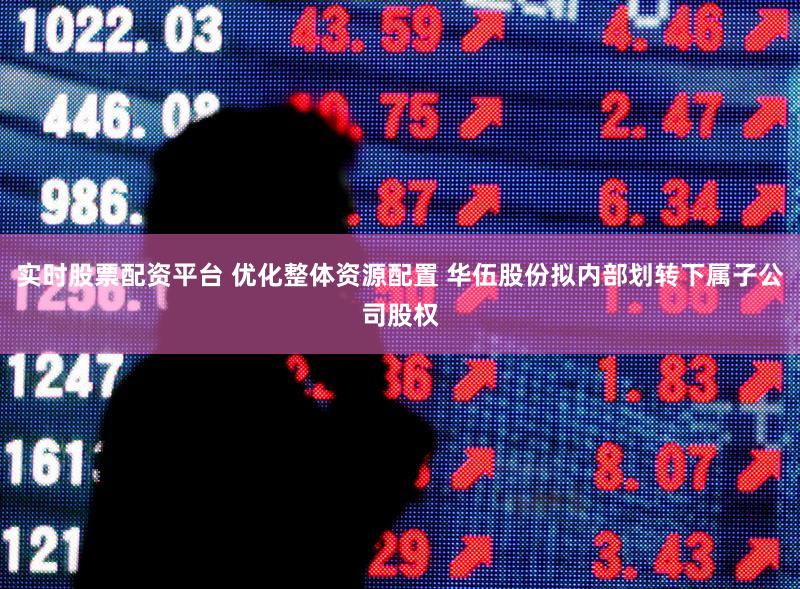 实时股票配资平台 优化整体资源配置 华伍股份拟内部划转下属子公司股权